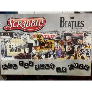 New Beatles Scrabble Game Sealed Letters and Cards